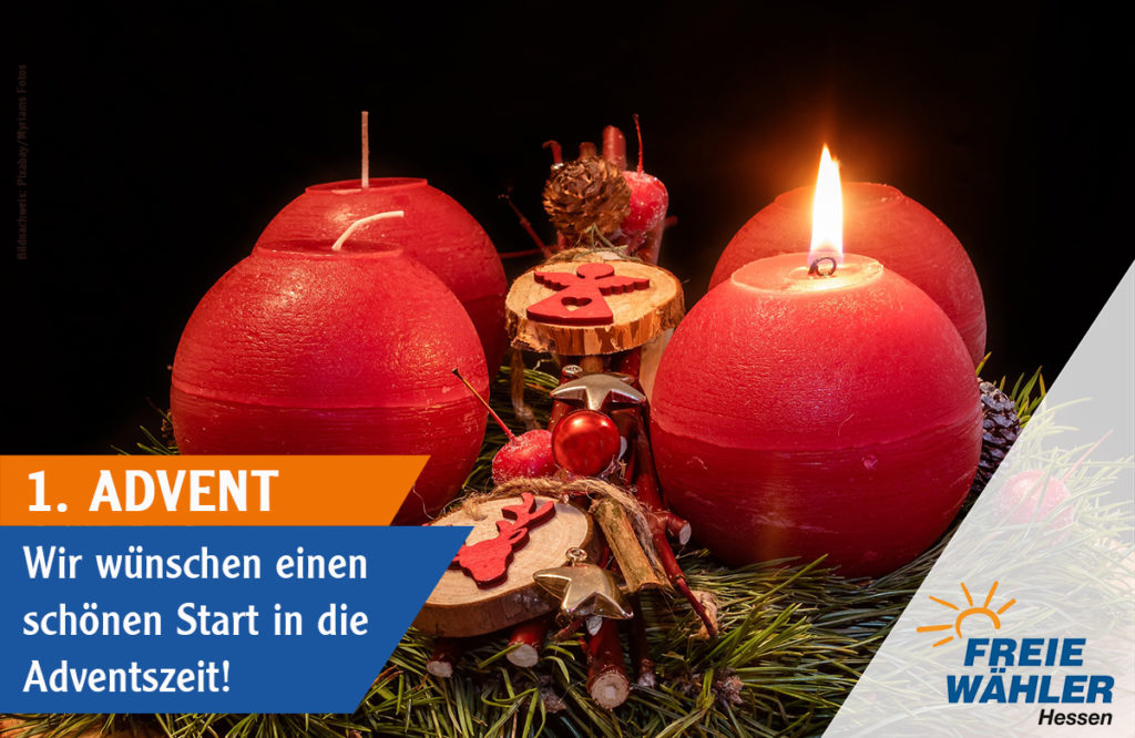 1. Advent – Wir wünschen einen schönen Start in die Adventszeit!